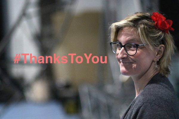 Co-Artistic Director Claire Hodgson’s ‘Thank You’ for National Lottery Funding